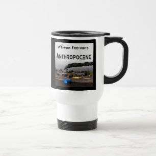 Taza De Viaje Huellas de carbono - Antropoceno