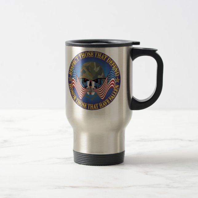 Taza De Viaje Huesos Patrióticos (Derecha)