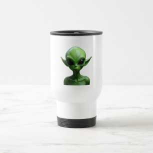 Taza De Viaje Humanioide verde