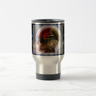 Taza De Viaje HUMANOID: Mente inteligente de la biología de la