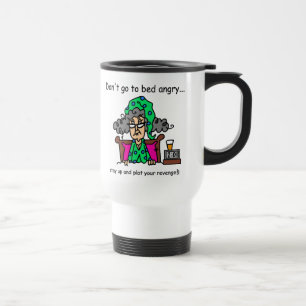 Taza De Viaje Humor de la hora de acostarse
