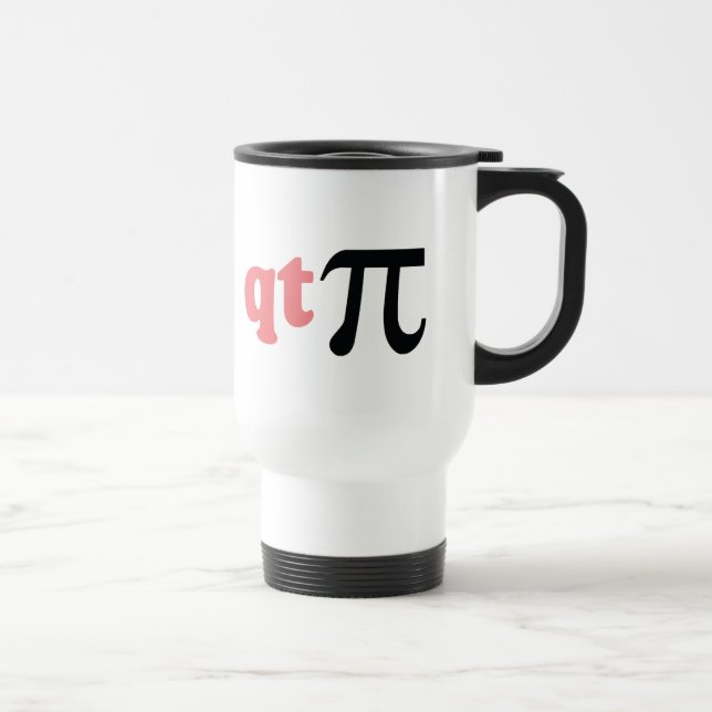 Taza De Viaje Humor de la matemáticas - camiseta linda pi (Derecha)
