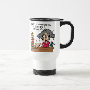 Taza De Viaje Humor de los lunes