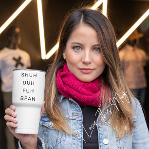 Taza De Viaje Humor de oficina: Divertidas vibraciones de cumple