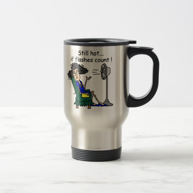 Taza De Viaje Humor del flash caliente (Derecha)