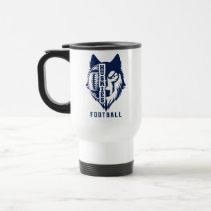 Taza de viaje Huskies