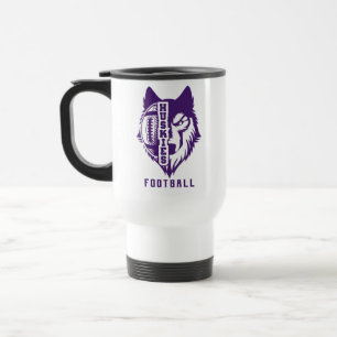 Taza de viaje Huskies