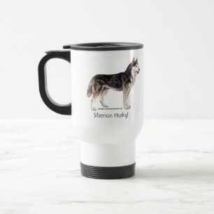 Taza De Viaje ¡Husky siberiano!