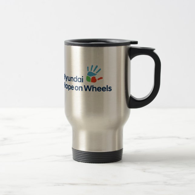Taza de viaje Hyundai & Hope On Wheels (Derecha)