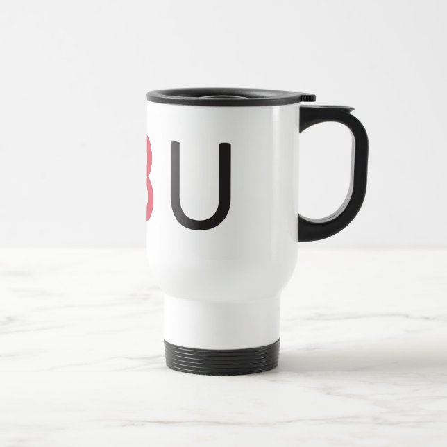 Taza De Viaje i <3 u (Derecha)