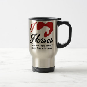 Taza De Viaje I Amo/Caballos del Corazón