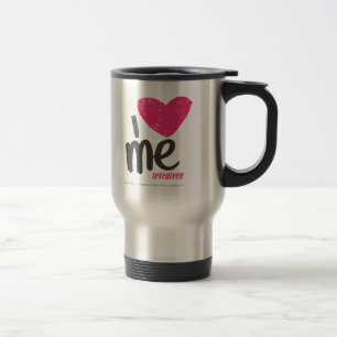 Taza De Viaje I corazón yo magenta