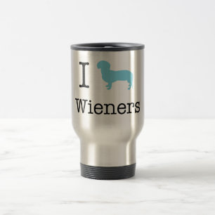 Taza De Viaje I Heart Wieners