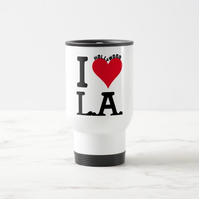TAZA DE VIAJE I LOVE LOS ANGELES (Centro)