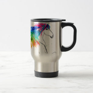 Taza De Viaje Icono de diseño de Unicornio