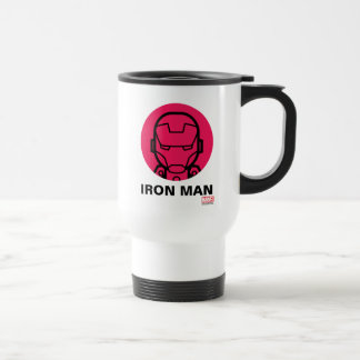 Taza De Viaje Icono de la línea de hierro estilizado