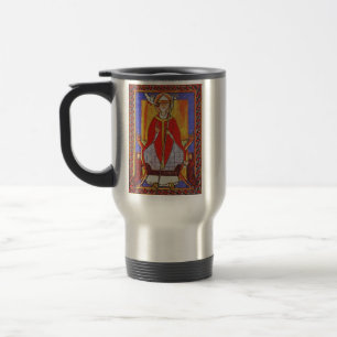 Taza De Viaje Icono medieval de San Gregorio Magno