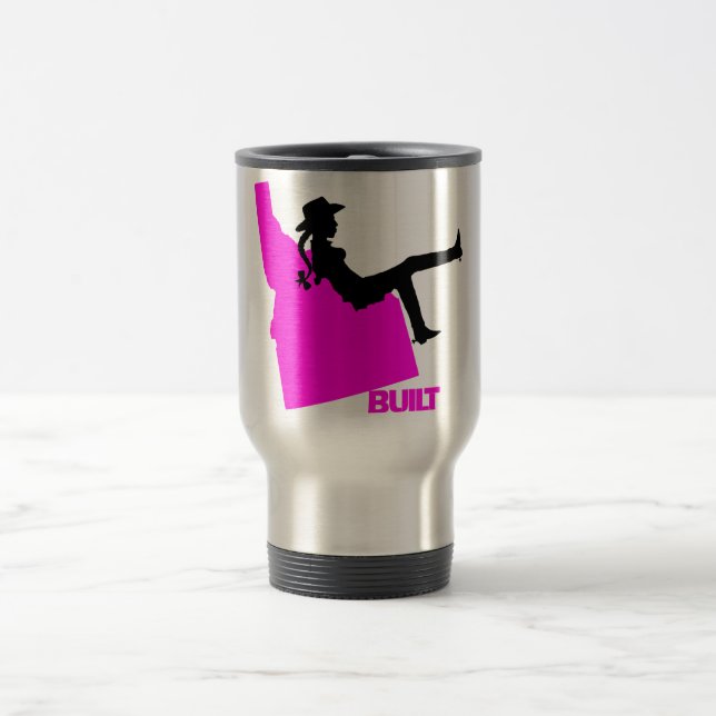 Taza De Viaje Idaho Cowgirl Travel Mug (Centro)