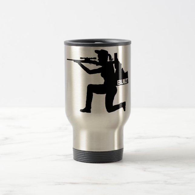 Taza De Viaje Idaho Huntress Travel Mug (Centro)