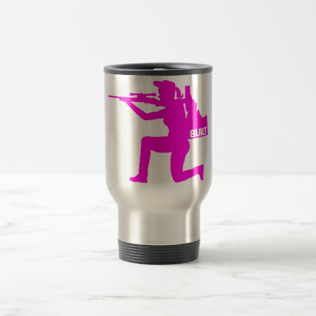 Taza De Viaje Idaho Huntress Travel Mug (Centro)