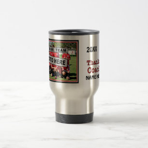 Taza De Viaje Ideas personalizadas del regalo para el fútbol de