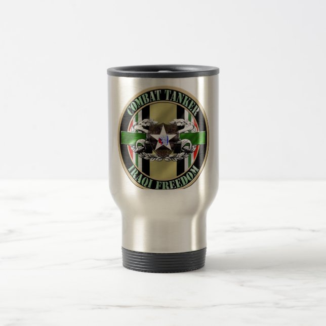 Taza De Viaje Identificación de la armadura 19K OIF 2do del (Centro)