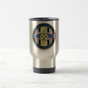 Taza De Viaje Identificación de la infantería OIF 4to del