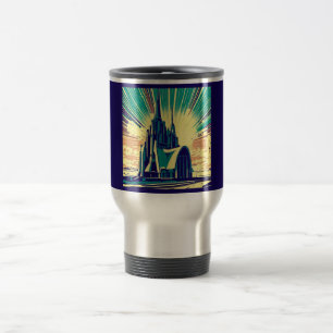 Taza De Viaje Iglesia Futurista de SF 3