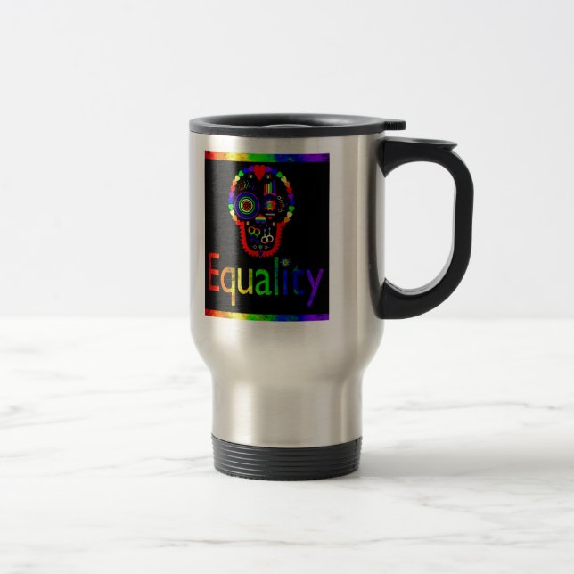 Taza De Viaje Igualdad para cada uno - incluso los muertos (Derecha)