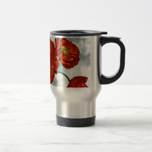 Taza De Viaje Ilustracion 1922 de la amapola de Islandia