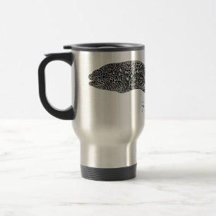Taza De Viaje Ilustracion de personalizado de anguila negra con 