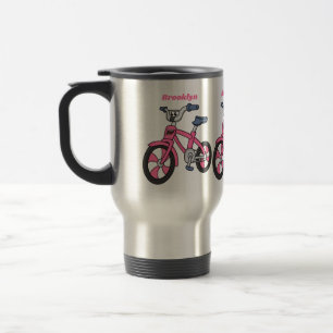Taza De Viaje Ilustracion de personalizado de bicicleta de niños
