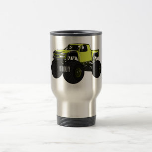 Taza De Viaje Ilustracion de personalizado de camión de monstruo