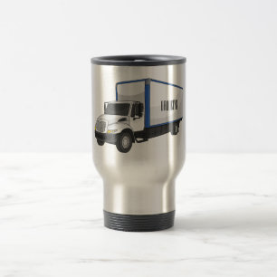 Taza De Viaje Ilustracion de personalizado de camiones de cajas