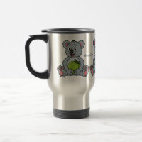 Ilustracion de personalizado de coco y koala cuta