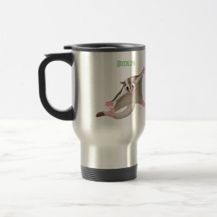 Taza De Viaje Ilustracion de personalizado de deslizador de azúc
