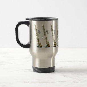 Taza De Viaje Ilustracion de personalizado de excavadora Draglin