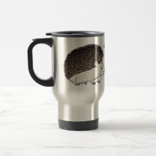 Taza De Viaje Ilustracion de personalizado de hedgehog espinoso