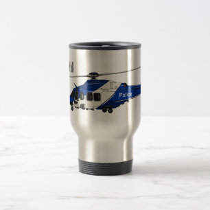 Taza De Viaje Ilustracion de personalizado de helicópteros de la