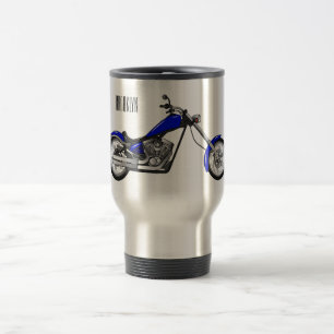 Taza De Viaje Ilustracion de personalizado de motocicleta de hel