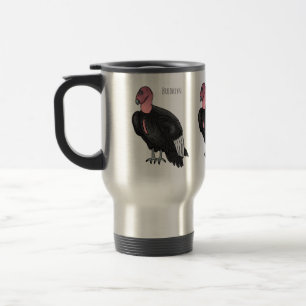 Taza De Viaje Ilustracion de personalizado de pájaro del cóndor