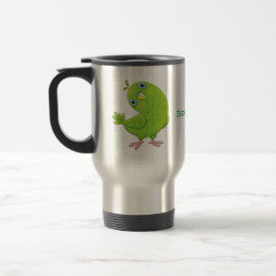 Taza De Viaje Ilustracion de personalizado de paracaídas verde l