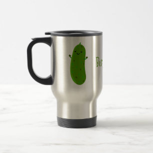 Taza De Viaje Ilustracion de personalizado de piquetes alegres
