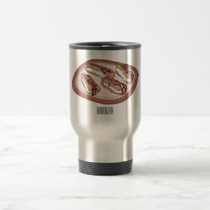 Taza De Viaje Ilustracion de personalizado eclair de chocolate