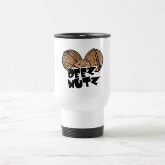 Taza De Viaje Ilustracion divertido de Deez Nutz