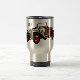Taza De Viaje Ilustracion personalizado clásico de 1920
