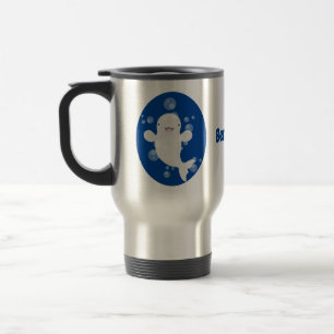 Taza De Viaje Ilustracion personalizado de ballenas de la beluga