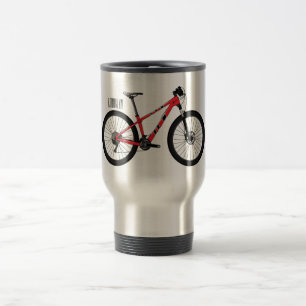 Taza De Viaje Ilustracion personalizado de bicicletas