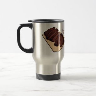 Taza De Viaje Ilustracion personalizado de brisket de carne