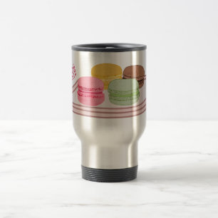 Taza De Viaje Ilustracion personalizado de Macaron